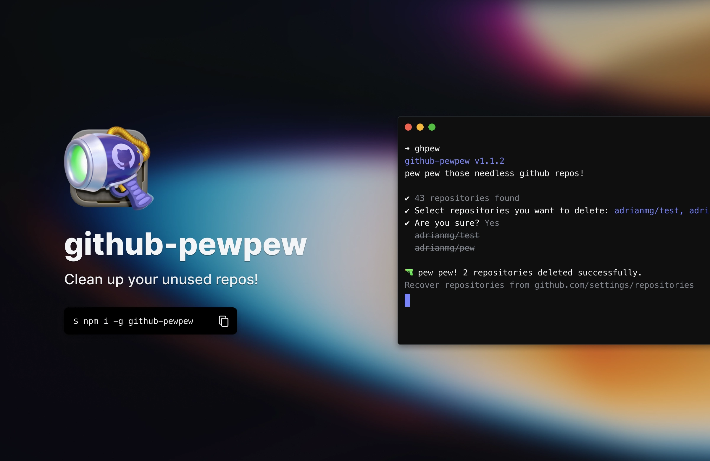 Adrián Mato - github-pewpew